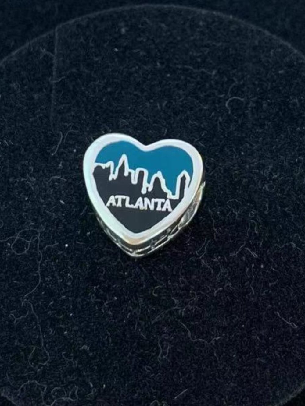 Pandora Atlanta Exclusive Charm Travel Pendant, S925 Sterling Silver